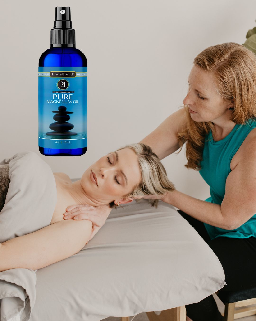 magnesium oil can help massage results