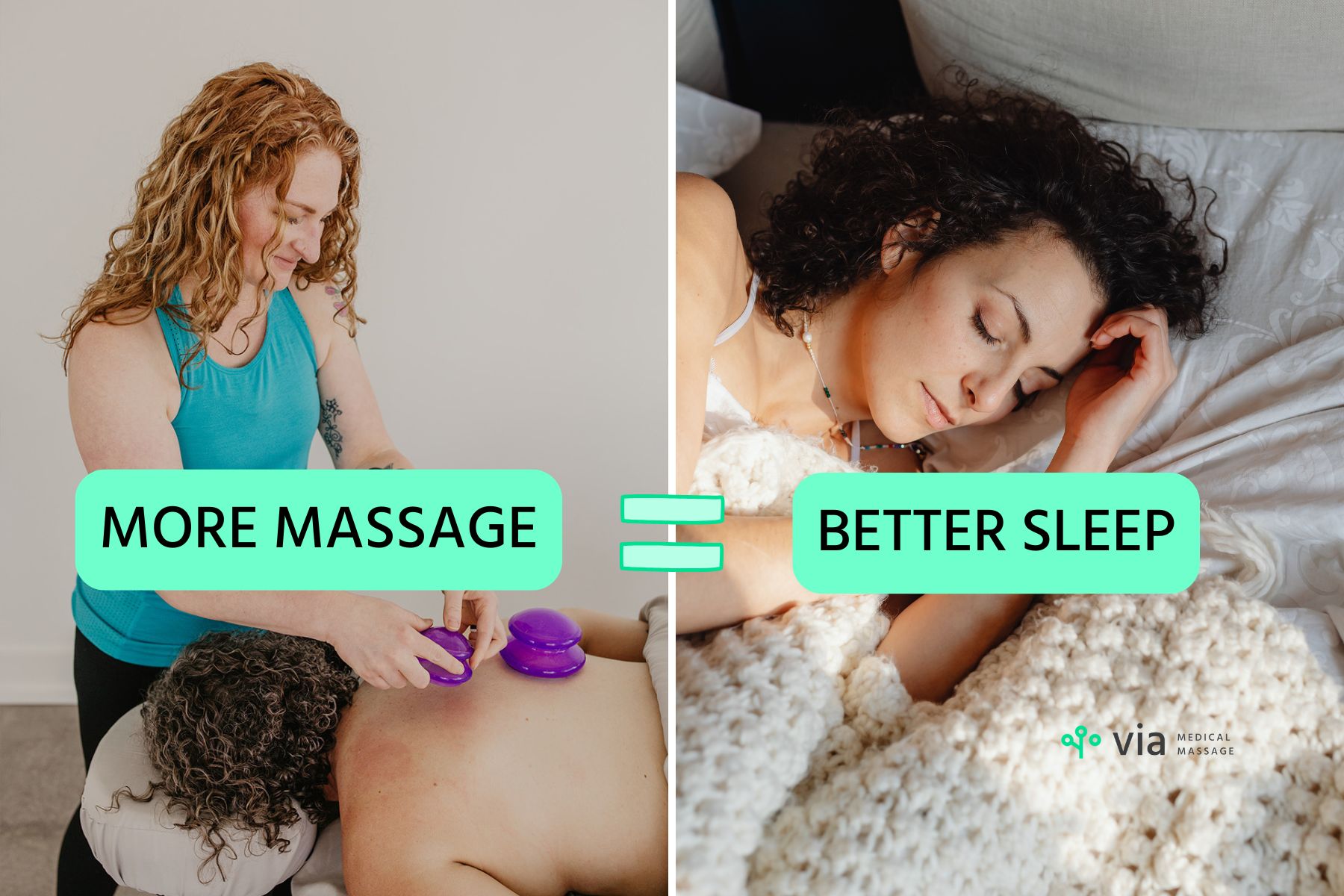 more massage equals better sleep