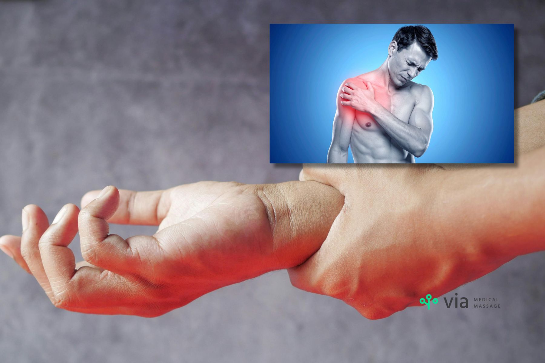 nerve pain in hand can come from the shoulder